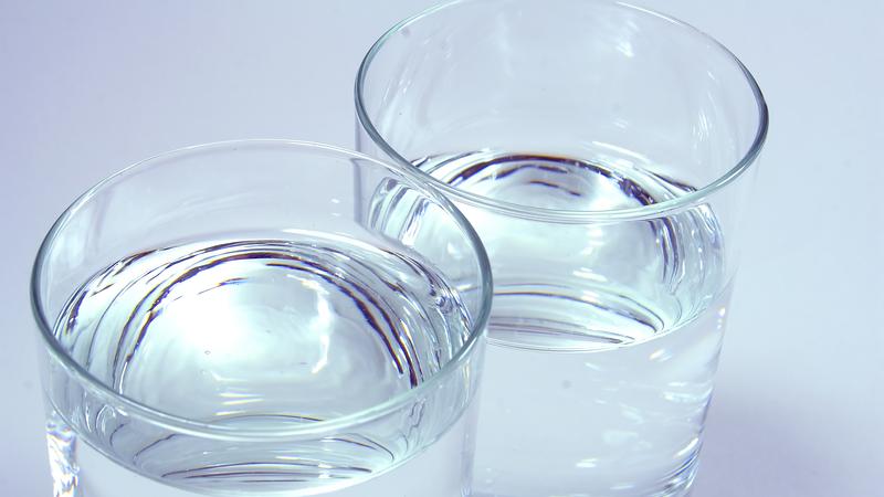 Två vattenglas