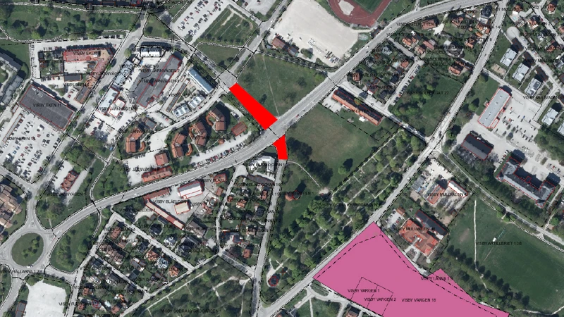 avstängning Peder Hardings väg