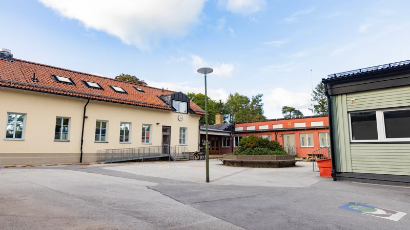 Exteriör Västerhejde skola